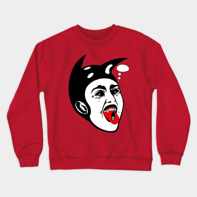 Malefic Pill Addict Crewneck Sweatshirt by FUN ART